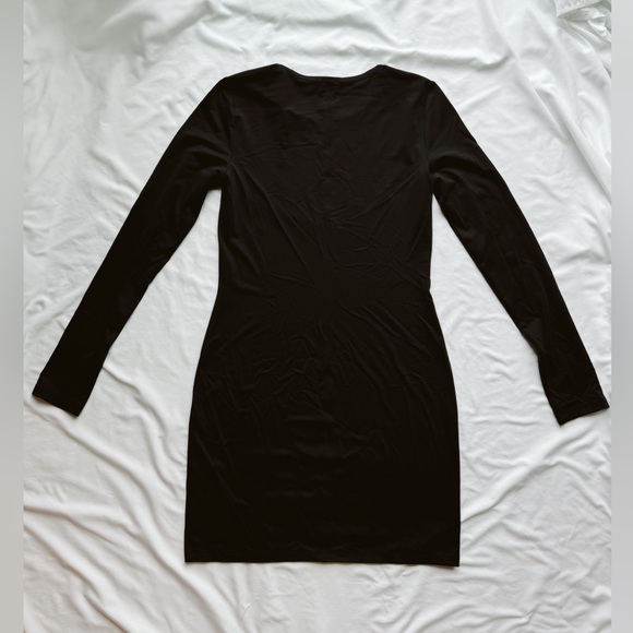 Aritzia Black Long Sleeve Dress - Picture 4 of 5
